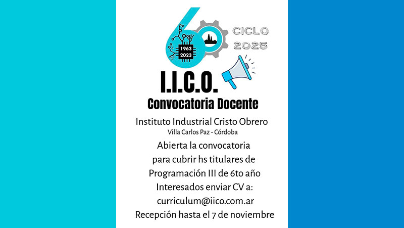 Convocatoria Abierta IICO
